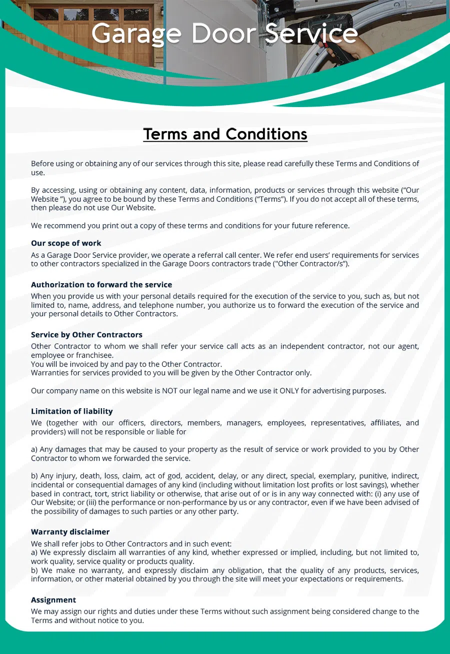 Central Garage Door Service Arlington, VA 703-496-9852